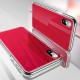 ESR Mimic 9H Tempered Glass case for iPhone X, Red