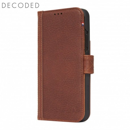 Carcasa piele Decoded Card Wallet iPhone XS Max, Brown