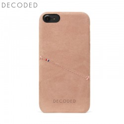 Decoded leather Back Cover for iPhone 8, 7, 6s, 6, Rose