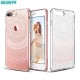 ESR Totem case for iPhone 8 Plus / 7 Plus, Pink Manjusaka
