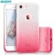Carcasa ESR Makeup Glitter Sparkle Bling iPhone 8 / 7, Ombra Pink
