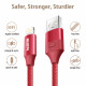 Cablu de incarcare-sincronizare ESR Lightning , Red, 1m
