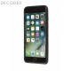 Husa piele capac spate pentru iPhone 8 Plus / 7 Plus / 6s Plus / 6 Plus (5,5 inch) Decoded neagra