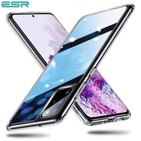 Carcasa ESR Mimic Tempered-Glass Case for  Samsung Galaxy S20 Plus, Clear