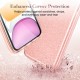 ESR Makeup Glitter case for iPhone 11, Coral
