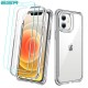 ESR Alliance - Clear frame case for iPhone 12 mini + 2 Tempered-Glass Screen Protectors